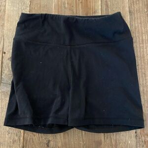 Athleta Girl Black Chic Chat Shorts Large